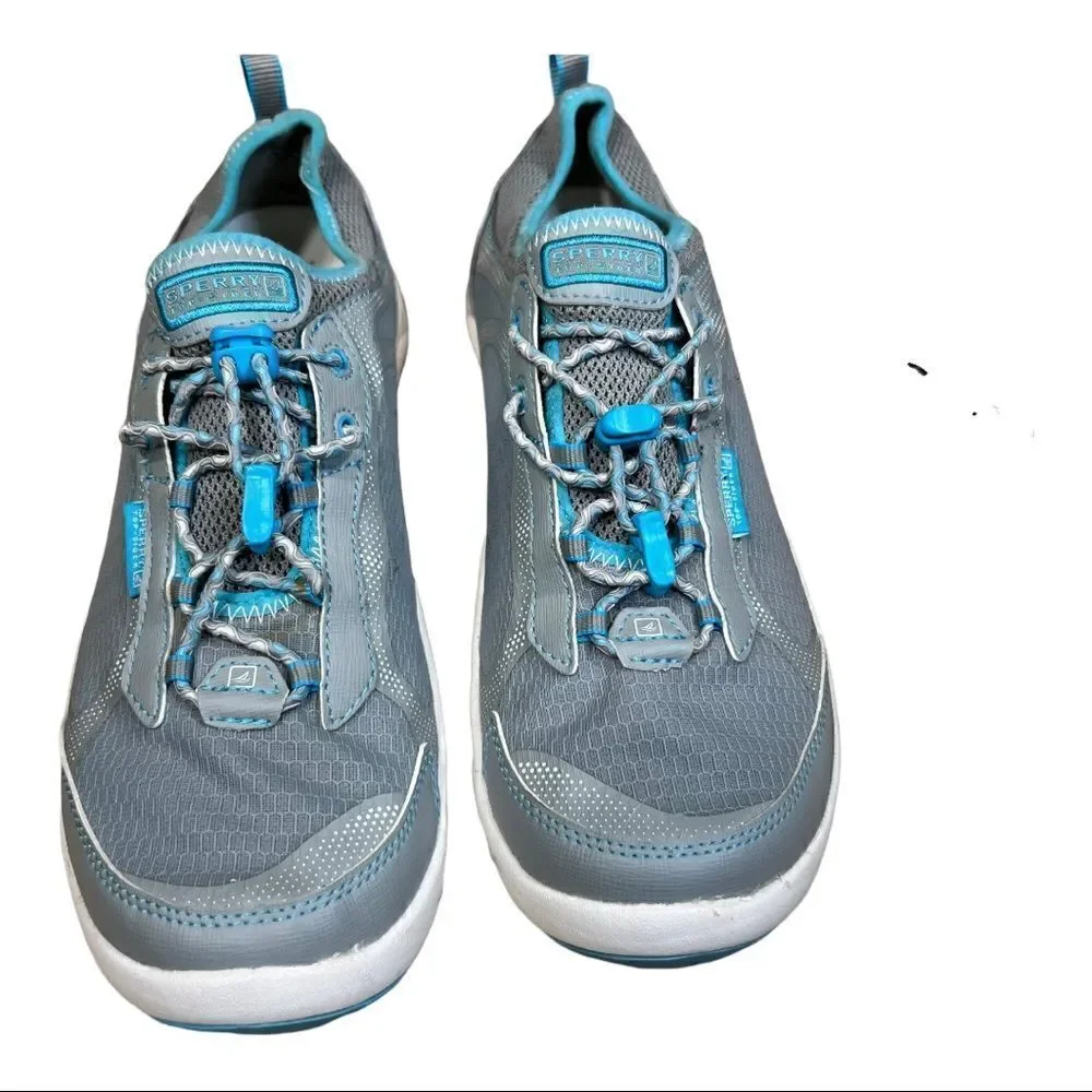 Sperry Top Sider Low Top Sneakers Women’s Size 9.5 Gray Athletic Shoes